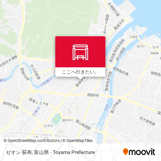 ゼオン 荻布地図