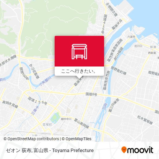 ゼオン 荻布地図