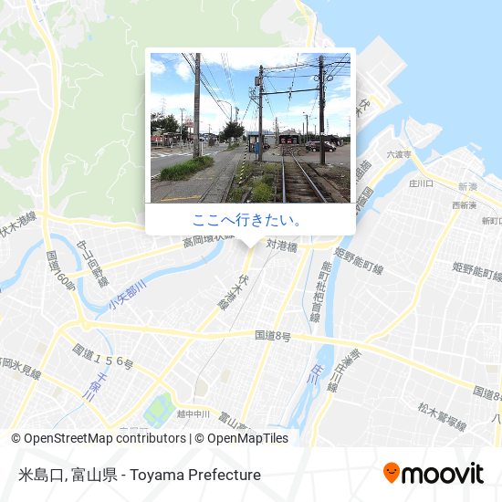 米島口地図