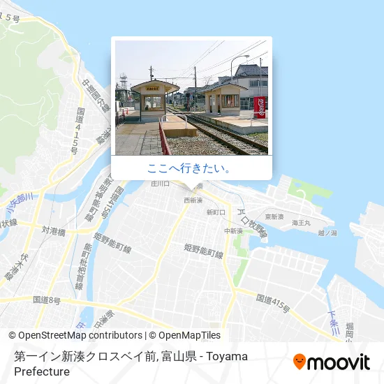 第一イン新湊クロスベイ前地図