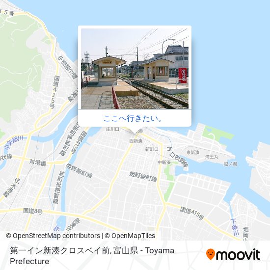 第一イン新湊クロスベイ前地図