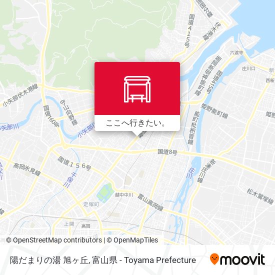 陽だまりの湯 旭ヶ丘地図