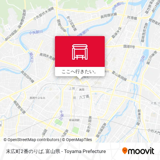 末広町2番のりば地図