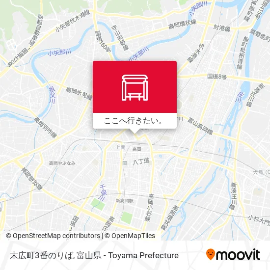 末広町3番のりば地図