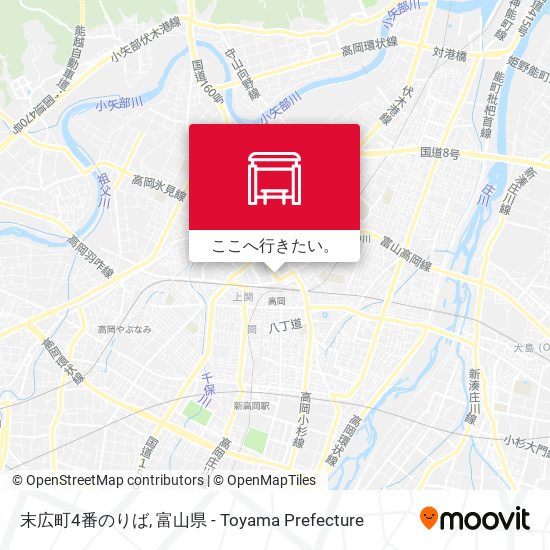 末広町4番のりば地図