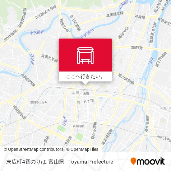 末広町4番のりば地図