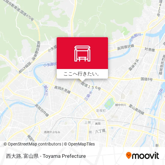 西大路地図