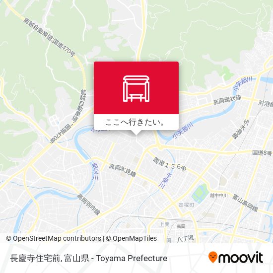 長慶寺住宅前地図
