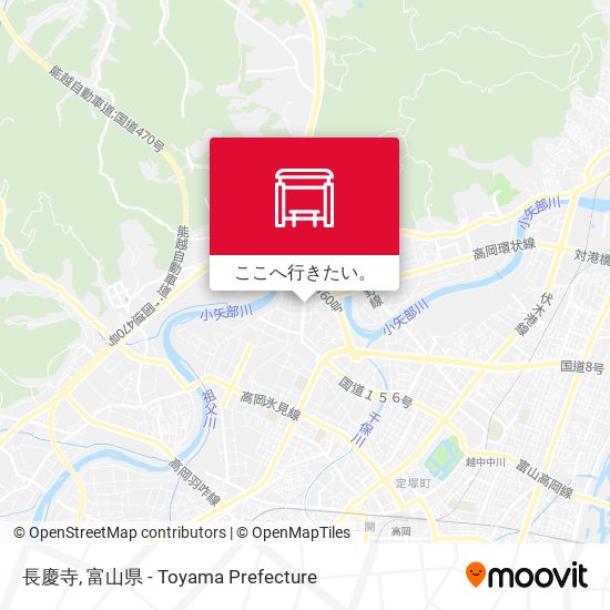 長慶寺地図