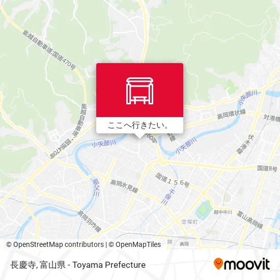 長慶寺地図