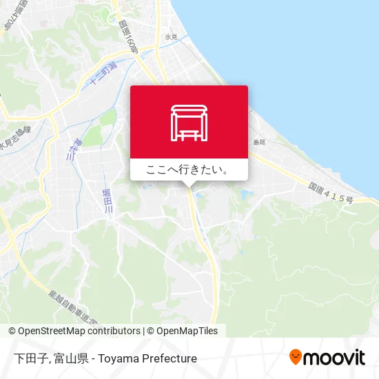 下田子地図