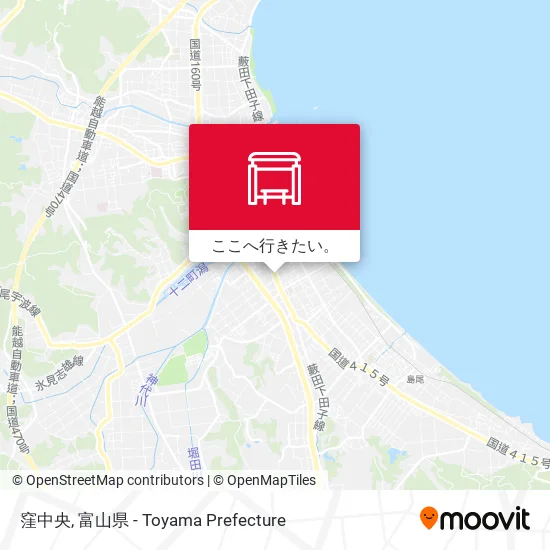 窪中央地図