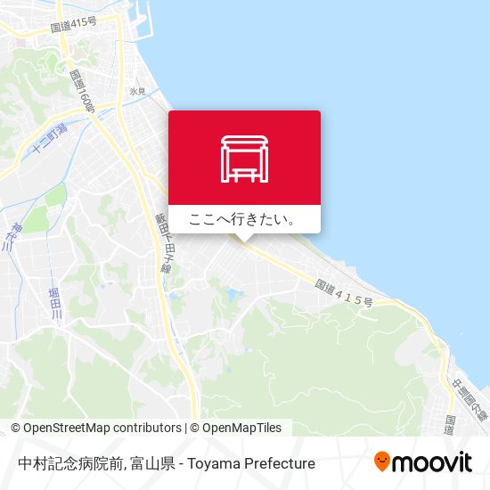 中村記念病院前地図
