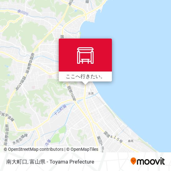 南大町口地図