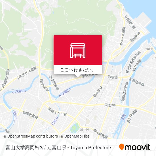 富山大学高岡ｷｬﾝﾊﾟｽ地図