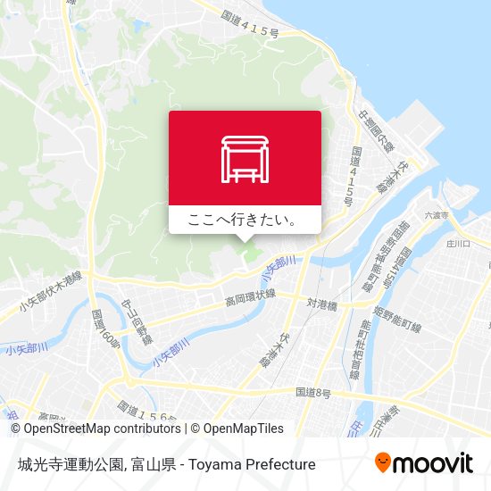 城光寺運動公園地図