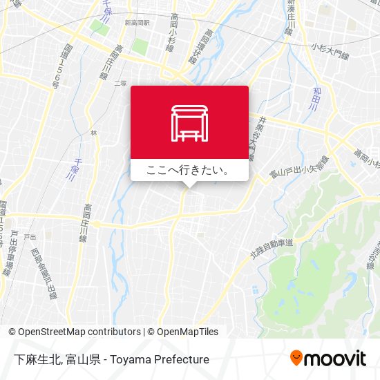 下麻生北地図