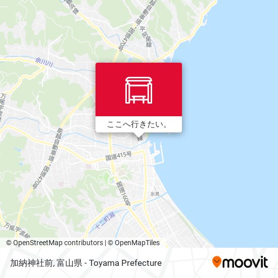 加納神社前地図