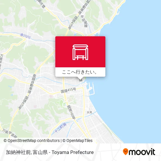 加納神社前地図