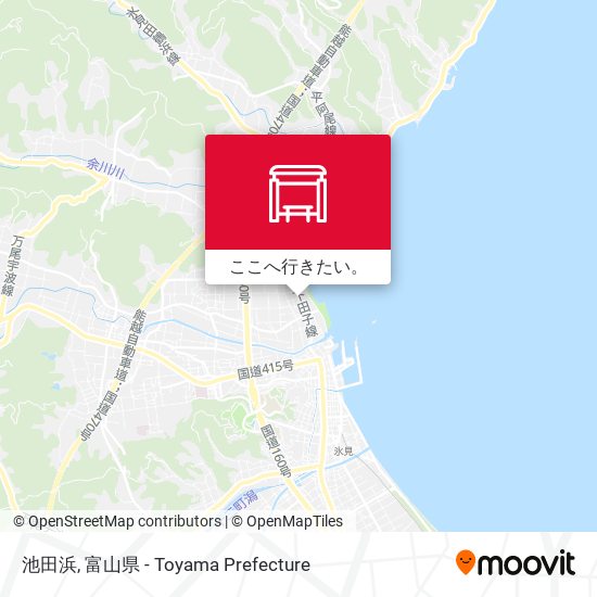 池田浜地図