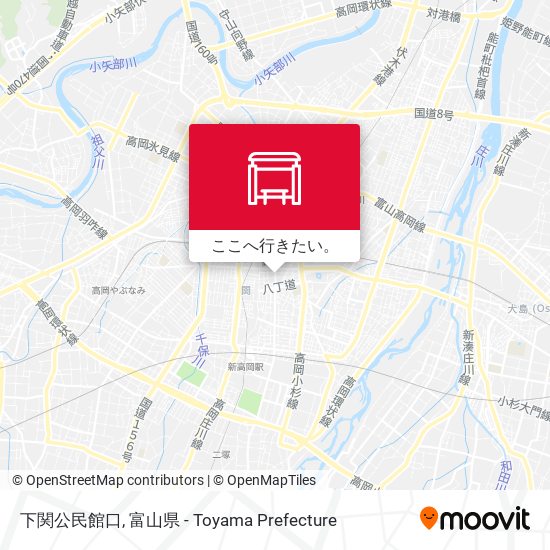下関公民館口地図