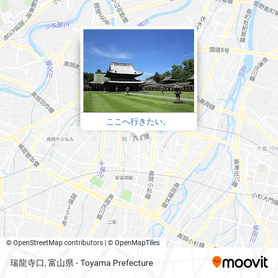瑞龍寺口地図