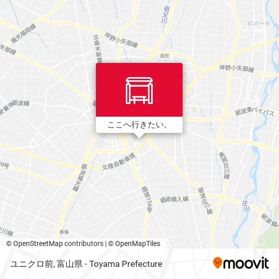 ユニクロ前地図