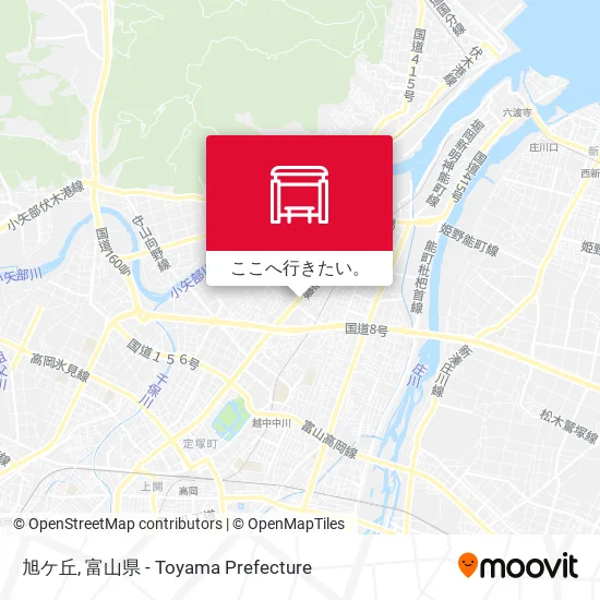 旭ケ丘地図