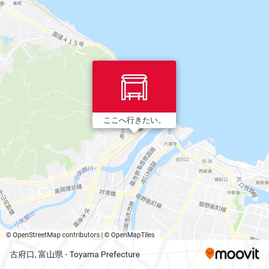 古府口地図