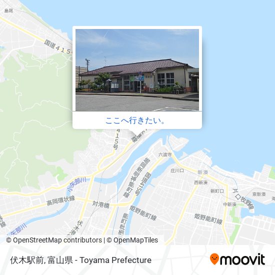 伏木駅前地図