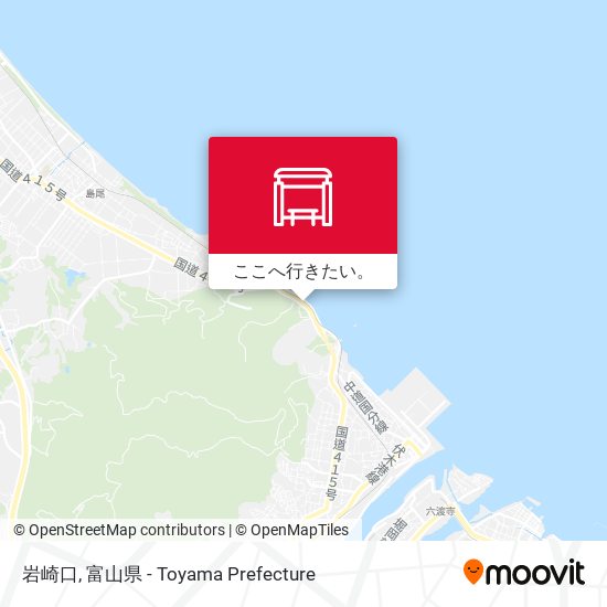 岩崎口地図