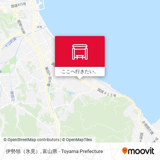 伊勢領（氷見）地図