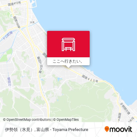 伊勢領（氷見）地図