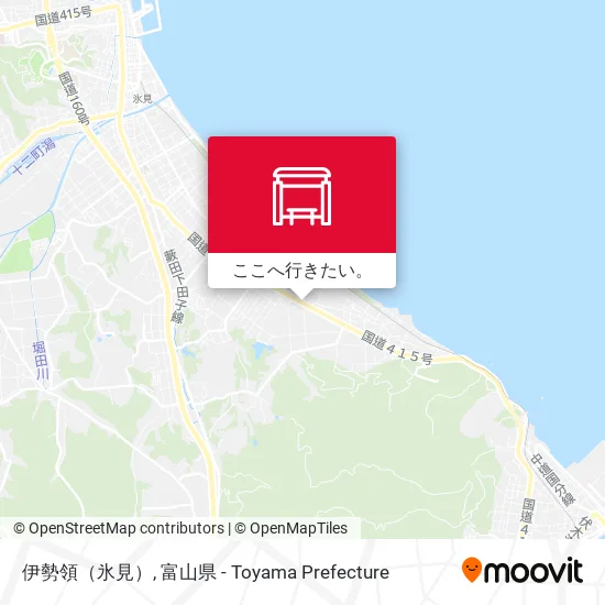 伊勢領（氷見）地図
