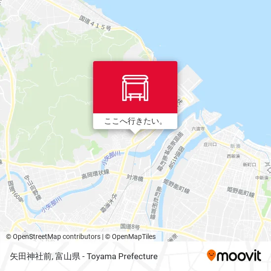 矢田神社前地図