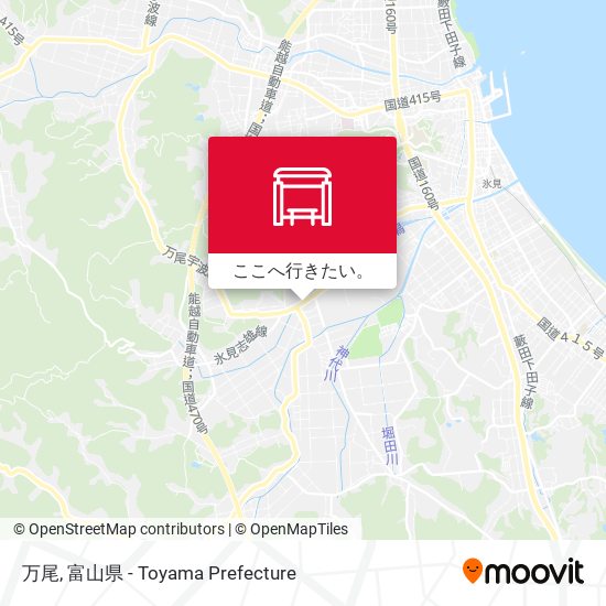 万尾地図