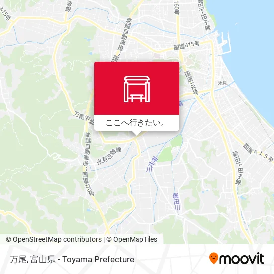 万尾地図