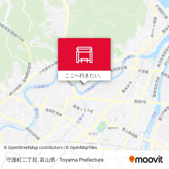 守護町二丁目地図