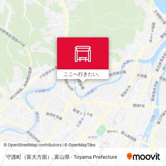 守護町（富大方面）地図