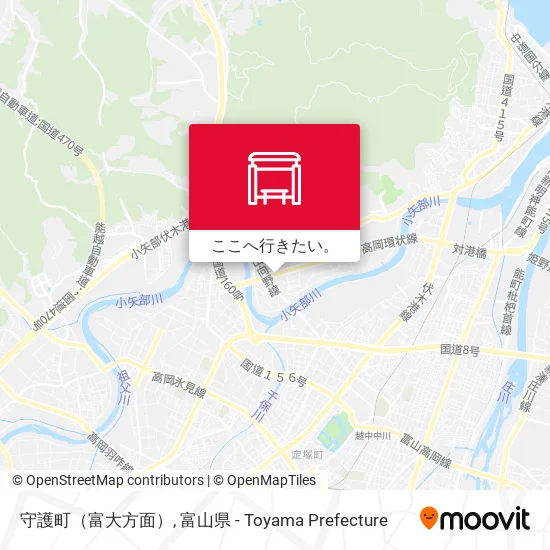 守護町（富大方面）地図