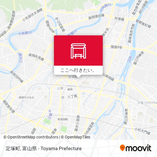 定塚町地図
