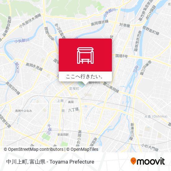 中川上町地図