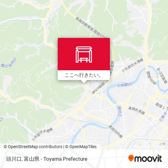 頭川口地図