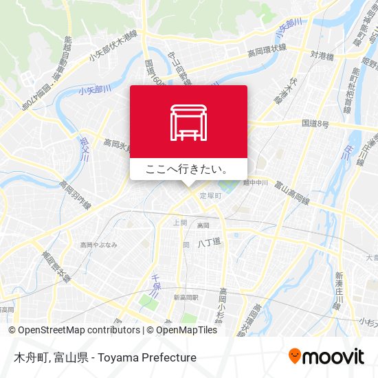 木舟町地図
