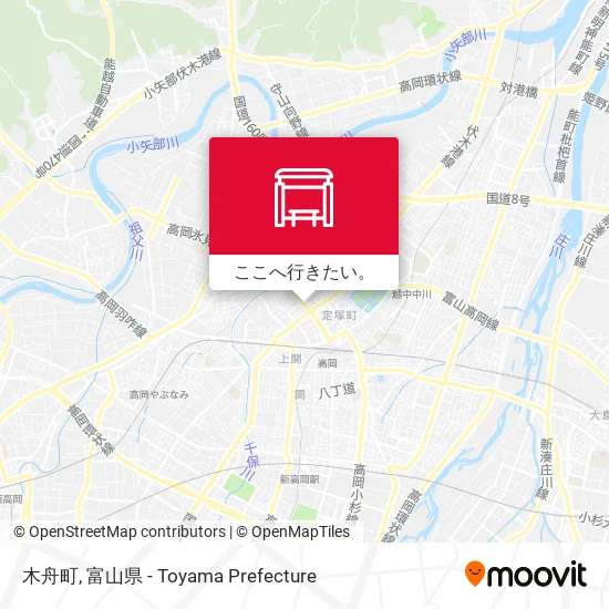 木舟町地図