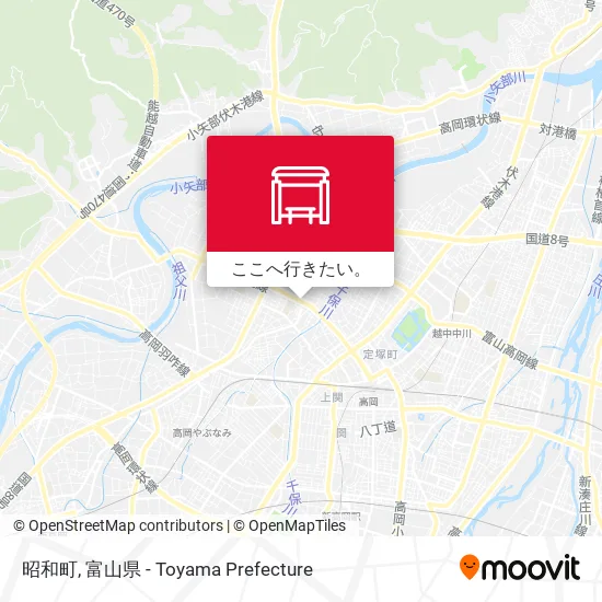 昭和町地図