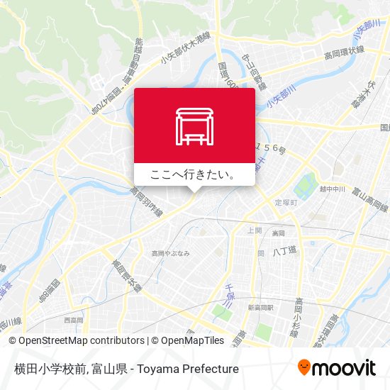 横田小学校前地図