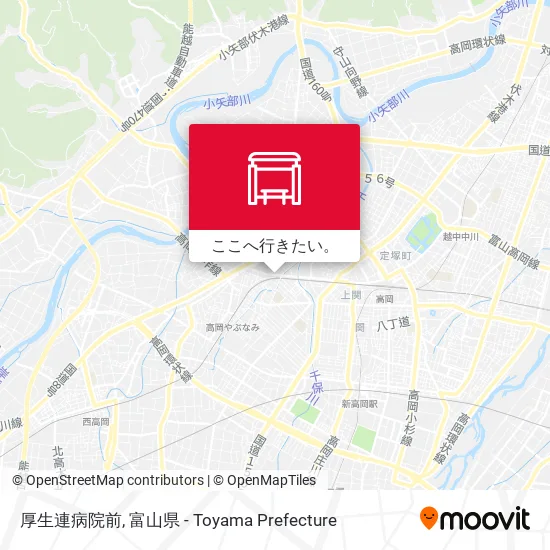 厚生連病院前地図