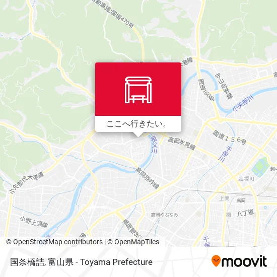 国条橋詰地図