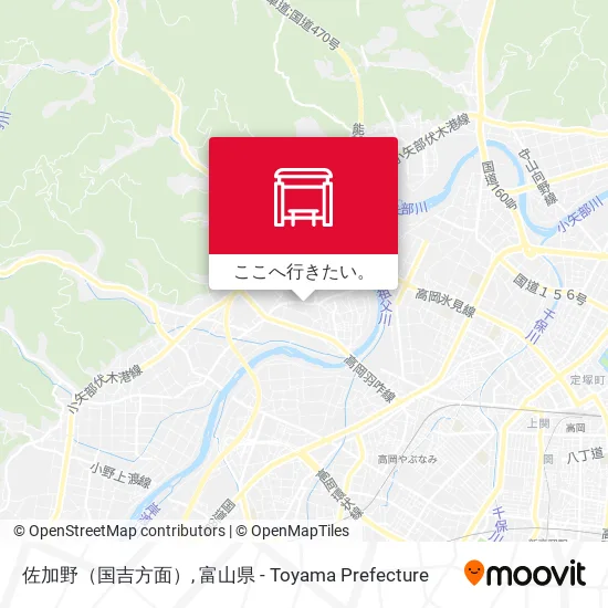 佐加野（国吉方面）地図